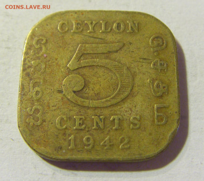5 центов 1942 Цейлон №1 30.08.2021 22:00 МСК - CIMG7763.JPG
