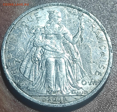 Новая Каледония Франция 2 франка 2008 - IMG_20210827_010530
