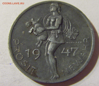 Жетон на удачу в новом году 1947 Германия 01.09.2021 22:00 М - CIMG6870.JPG