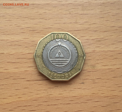 биметалл Кабо-верде 100 эскудо 1994 Цветы - IMG_0010.JPG