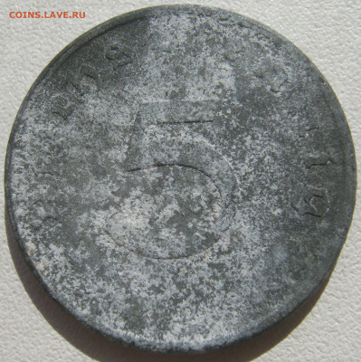 Германия оккупация союзников 5 рейхспфеннигов 1947 D до 3.9. - IMG_0125.JPG