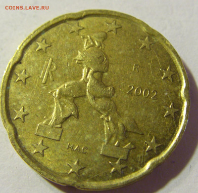 20 евроцентов 2002 Италия №1 06.09.2021 22:00 МСК - CIMG9089.JPG