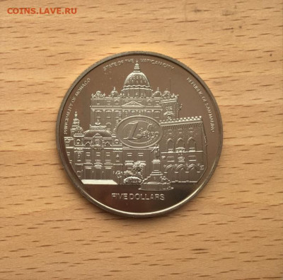 Крона Шайба Либерия 5$ долларов 2003 Введение Евро в Монако - krona_shajba_liberija_5_dollarov_2003_vvedenie_evro_v_monako_vatikane_i_san_marino (2)