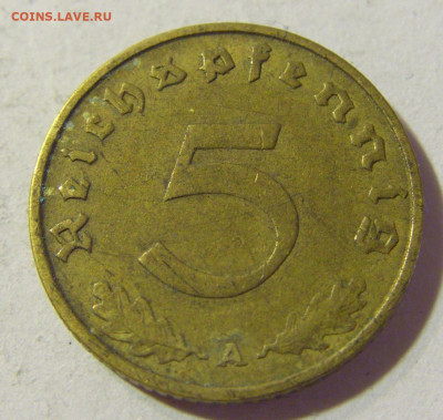 5 пфеннигов 1938 А Германия №2 06.09.2021 22:00 МСК - CIMG9598.JPG