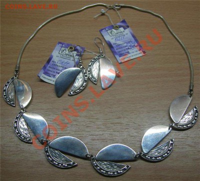 Серебро - (Цепь,Браслет,Колье с серьгами) - 1bcdd221aeae