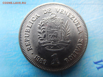 Венесуэла 1 боливар, 1989 - 3