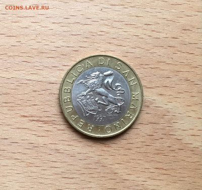 биметалл Сан-Марино 1000 лир 1997 - IMG_9308.JPG