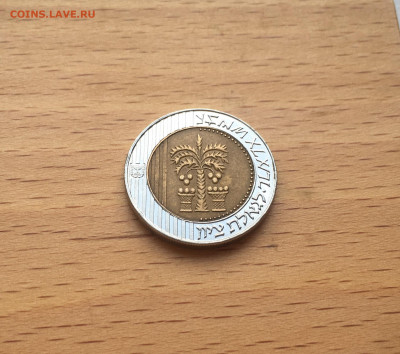 биметалл Израиль 10 новых шекелей 1995 пальма - IMG_9934.JPG
