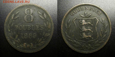 Гернси – 8 дублей (1889) до 08.09 (22.00) - Гернси – 8 дублей (1889)