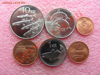 -Иностранных монет наборы- темус дополняемус - Исландия 1981-2008-180р.JPG