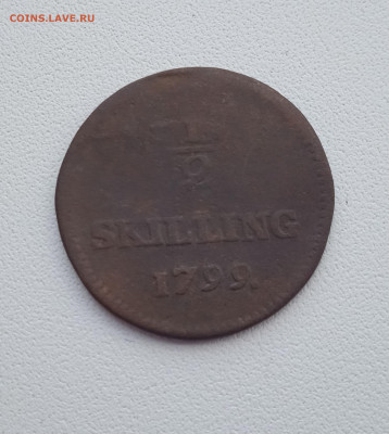 2 скиллинг 1799г. Швеция. - IMG_20210904_141347