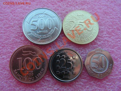 -Иностранных монет наборы- темус дополняемус - Ливан 1996-2009-110р (1).JPG