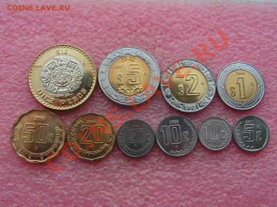 -Иностранных монет наборы- темус дополняемус - Мексика 2001-2009-260р.JPG