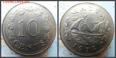 Мальта 10 центов, 1972 - 22
