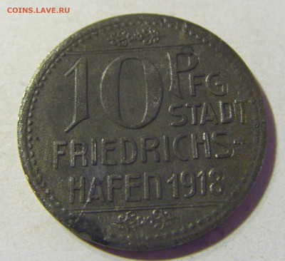 Нотгельд 10 пф 1918 Фридрихсхаффен №1 13.09.2021 22:00 МСК - CIMG0934.JPG