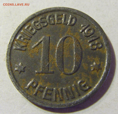 Нотгельд 10 пф 1918 Кобленц №1 13.09.2021 22:00 МСК - CIMG0942.JPG