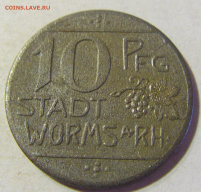 Нотгельд 10 пф 1918 Вормс №1 13.09.2021 22:00 МСК - CIMG1042.JPG