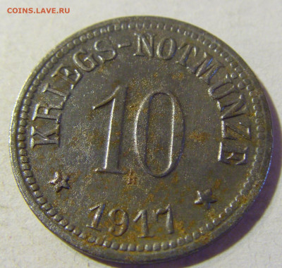 Нотгельд 10 пф 1917 Гемейнде №1 13.09.2021 22:00 МСК - CIMG1122.JPG