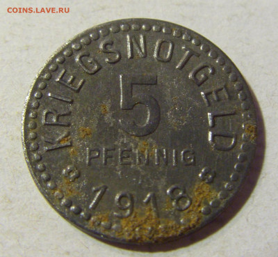Нотгельд 5 пф 1918 Вольках №1 13.09.2021 22:00 МСК - CIMG1186.JPG