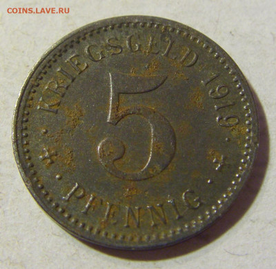 Нотгельд 5 пф 1919 Тройхтлинген №1 13.09.2021 22:00 МСК - CIMG1198.JPG