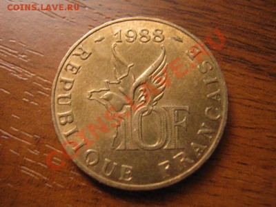 .Франция 10 франков 1988 Роллан Гаррос до 28.10 в 21.00 М - IMG_0464