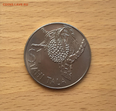 Крона Шайба Токелау 1 доллар тала 1978 Тропические плоды - IMG_0262.JPG
