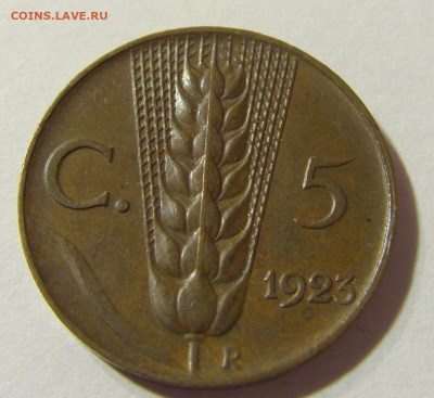 5 чентезимо 1923 Италия №1а 13.09.2021 22:00 МСК - CIMG2342.JPG