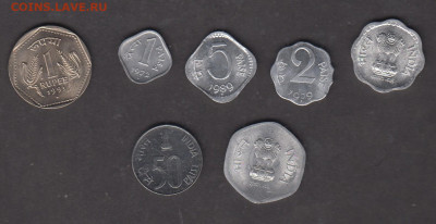 Индия 1972-91 7 монет без оборота до 15 09 - 62