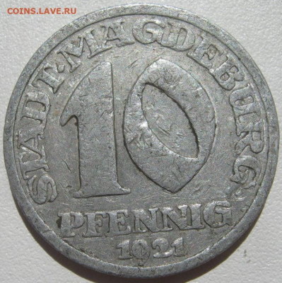 Германия Магдебург нотгельд 10 пфеннигов 1921 до 17.09. 22:0 - IMG_9160.JPG