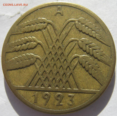 Германия Веймар 10 рентенпфеннигов 1923 A до 17.09. 22:00 - IMG_8608.JPG