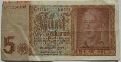 Германия 3 рейх 5 рейхсмарок 1942 до 17.09 22:00 - IMG_7450.JPG