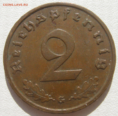2 рейхспфеннига 1940 G на оценку - IMG_9943.JPG