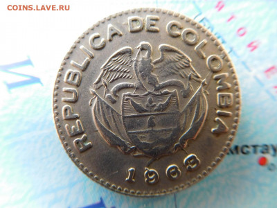 Колумбия 10 сентаво, 1963 индеец - 10