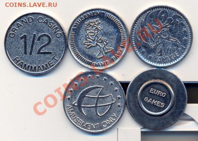 5 иностранных игровых_______________до 01.11.2011 - 5жетонов1