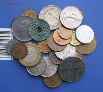 Иностранные монеты 30 шт до 19.09.21г.  22.00ч. - ин.мон