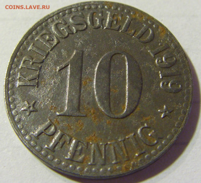 Нотгельд 10 пф 1919 Кассель №1 21.09.2021 22:00 МСК - CIMG2563.JPG