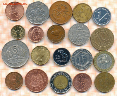 монеты разные 20 штук 2 от 5 руб. фикс цена - лист 2 001