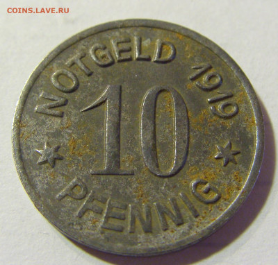 Нотгельд 10 пф 1919 Бинген №1 21.09.2021 22:00 МСК - CIMG2571.JPG