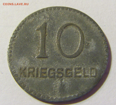 Нотгельд 10 пф 1917 Кайзерслаутерн №2 21.09.2021 22:00 МСК - CIMG2583.JPG