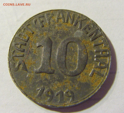 Нотгельд 10 пф 1919 Франкенталь №1 21.09.2021 22:00 МСК - CIMG2595.JPG