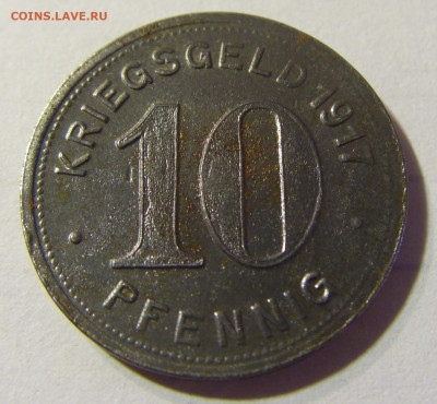 Нотгельд 10 пф 1917 Эльберфельд №1 21.09.2021 22:00 МСК - CIMG2607.JPG