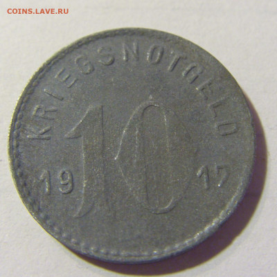 Нотгельд 10 пф 1917 Шпайер №1 21.09.2021 22:00 МСК - CIMG2643.JPG