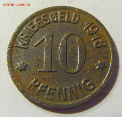 Нотгельд 10 пф 1918 Кобленц №3 21.09.2021 22:00 МСК - CIMG2671.JPG