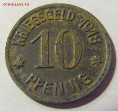Нотгельд 10 пф 1918 Кобленц №4 21.09.2021 22:00 МСК - CIMG2675.JPG