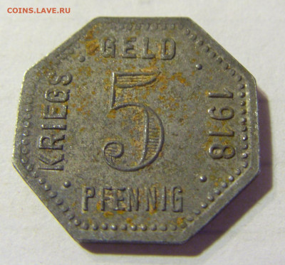 Нотгельд 5 пф 1918 Менген №3 21.09.2021 22:00 МСК - CIMG2683.JPG