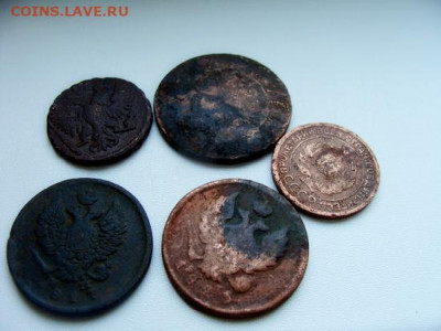 5к 1880;деньга 1750;2к 1817,1826,1924 - DSC05326.JPG