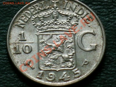 10гульдена 1945. UNC!!! Серебро - 1821413709_1
