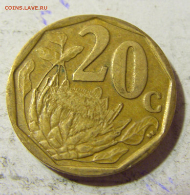 20 центов 2007 ЮАР №1 23.09.2021 22:00 МСК - CIMG3564.JPG