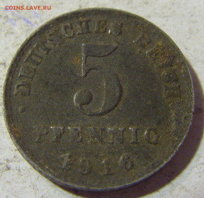 5 пфеннигов 1916 А Германия №1 23.09.2021 22:00 МСК - CIMG3696.JPG