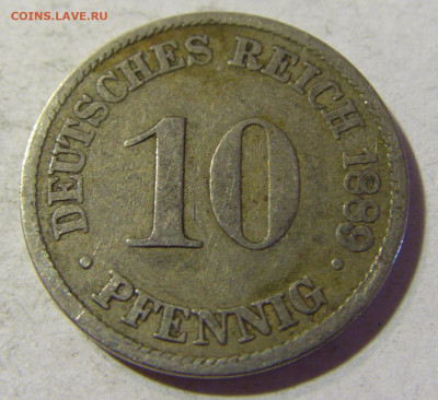 10 пфеннигов 1889 J Германия №1а 23.09.2021 22:00 МСК - CIMG9534.JPG
